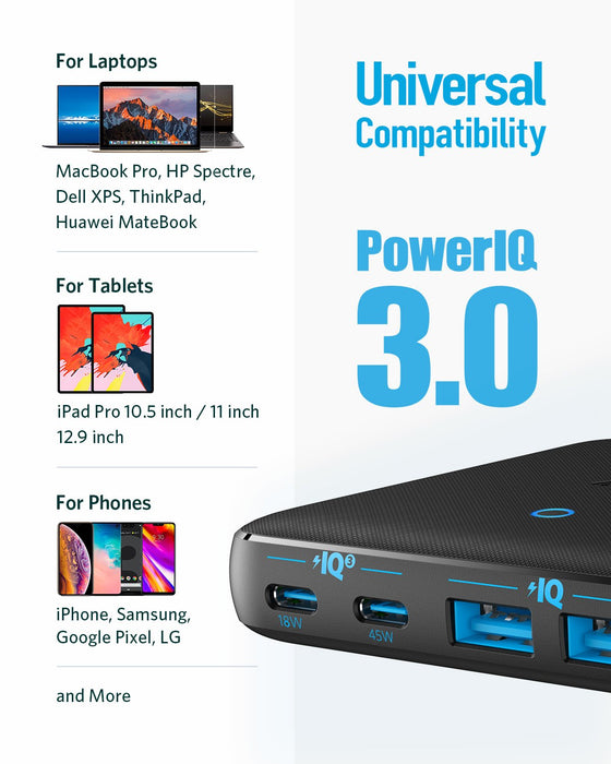 EAN 0194644085919 - Anker 543 Powerport Atom III Universal Negro Carga rápida Interior imagen 7