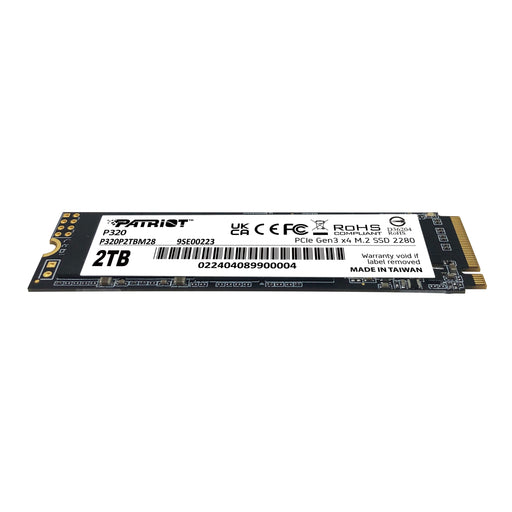 EAN 4711378427639 - Patriot Memory P320 2 TB M.2 PCI Express 3.0 NVMe imagen 2