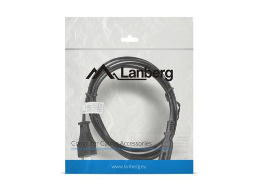 EAN 5901969409802 - Lanberg CA-C7CA-10CC-0018-BK cable de transmisión Negro 1,8 m C7 acoplador CEE7/16 imagen 2