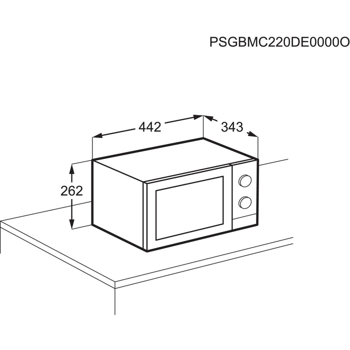 EAN 7332543820368 - Electrolux EMZ421MMK Negro Microondas combinado Encimera 21 L 800 W imagen 8