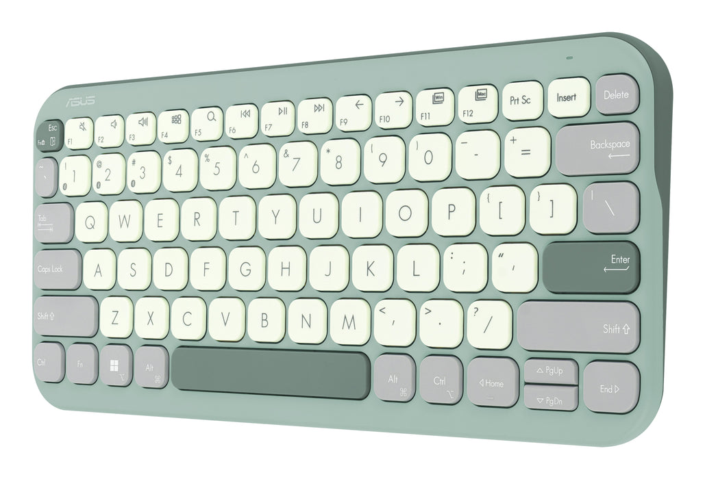 EAN 4711387166178 - ASUS KW100 KEYBOARD/GN/UI/80 teclado Hogar Bluetooth Verde, Latte imagen 5