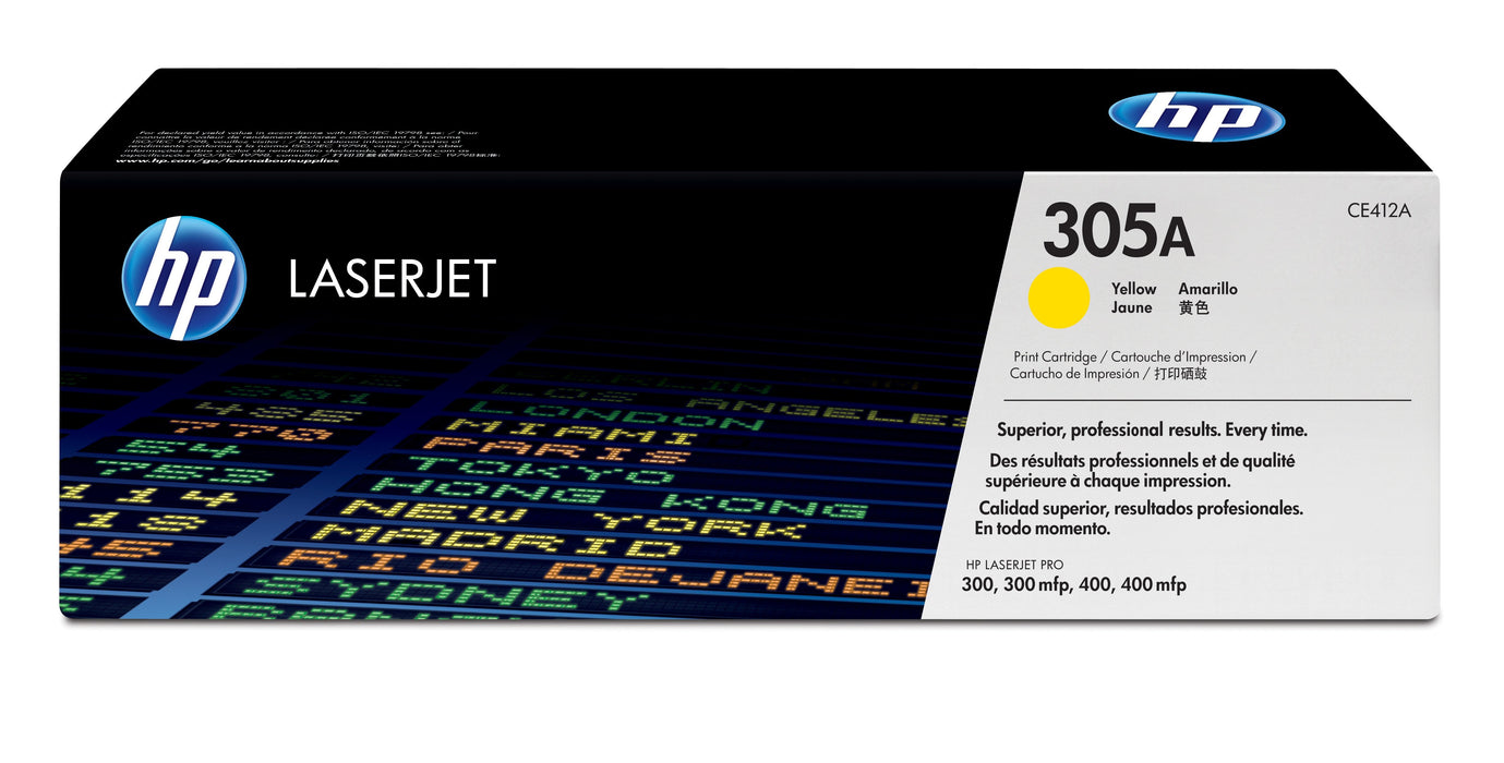 EAN 0884962772379 - HP 305A Yellow Original LaserJet Toner Cartridge cartucho de tóner 1 pieza(s) imagen 1