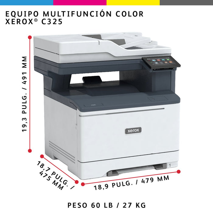 EAN 0095205044362 - Xerox C325V_DNI impresora multifunción Laser 4800 x 4800 DPI 35 ppm Wifi imagen 5