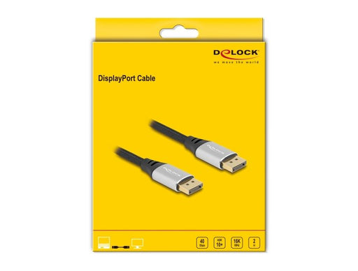 EAN 4043619806348 - DeLOCK 80634 cable DisplayPort Negro, Plata imagen 2