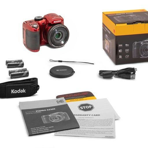 EAN 0819900014105 - Kodak PIXPRO AZ255 1/2.3" Cámara compacta 16,35 MP BSI CMOS 4608 x 3456 Pixeles Rojo imagen 9