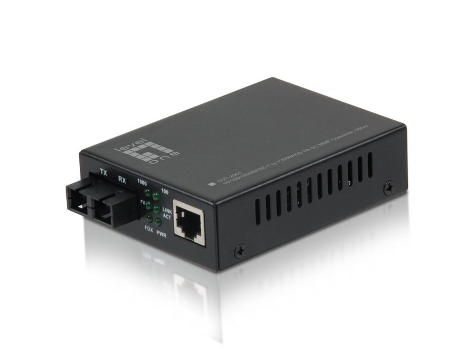 EAN 4015867185162 - LevelOne GVT-2001 convertidor de medio 1000 Mbit/s 850 nm Multimodo Negro imagen 1