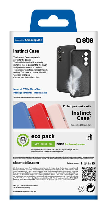 EAN 8018417501654 - SBS TEINSTSAA56B funda para teléfono móvil 17 cm (6.7") Negro imagen 3