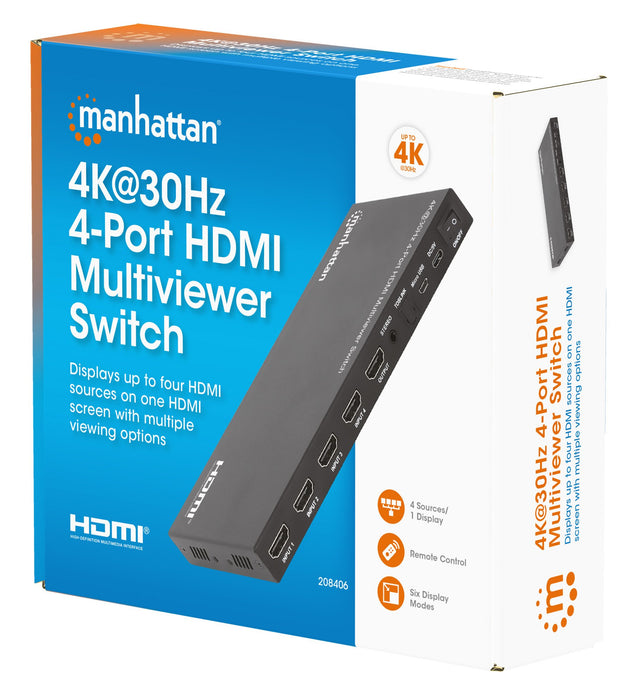 EAN 0766623208406 - Manhattan 208406 interruptor de video HDMI imagen 10