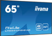 EAN 4948570124558 - iiyama LH6541UHS-B1AG pantalla de señalización 163,8 cm (64.5") LCD 500 cd / m² 4K Ultra HD Negro 24/7 imagen 3