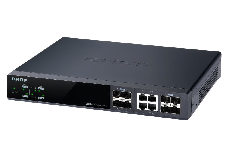 EAN 4713213517819 - QNAP QSW-M804-4C switch Gestionado 10G Ethernet (100/1000/10000) Negro imagen 9