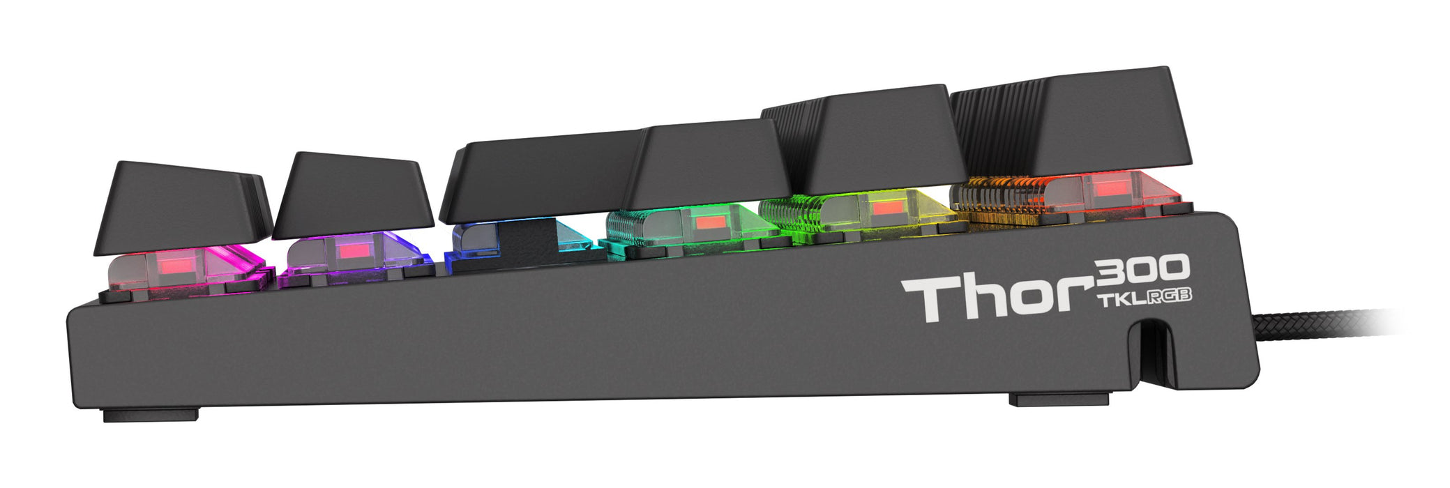 EAN 5901969432510 - GENESIS Thor 300 TKL RGB teclado Juego USB AZERTY Francés Gris imagen 3