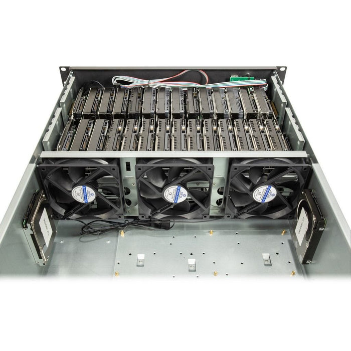 EAN 4260455647182 - Inter-Tech 4F28 Estante Negro, Plata imagen 7