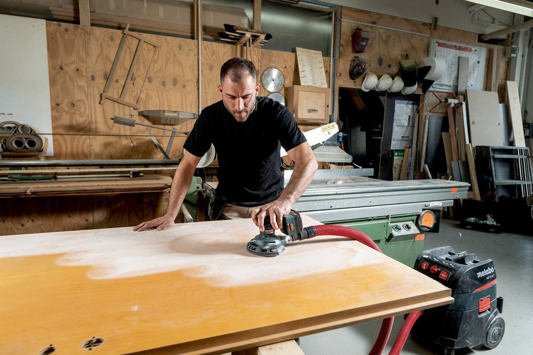 EAN 4061792228634 - Metabo SXA 18 LTX 150 BL Lijadora rotorbital 10000 RPM 20000 OPM imagen 3