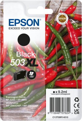 EAN 8715946707631 - Epson 503XL cartucho de tinta 1 pieza(s) Original Alto rendimiento (XL) Negro imagen 1