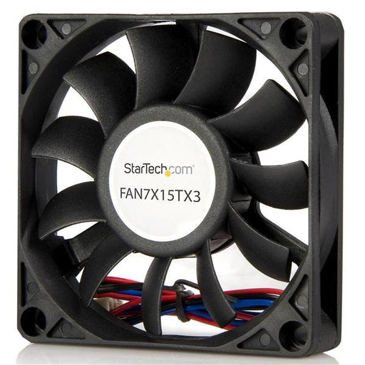 EAN 0065030820387 - StarTech.com FAN7X15TX3 sistema de refrigeración para ordenador Carcasa del ordenador 7 cm Negro imagen 1