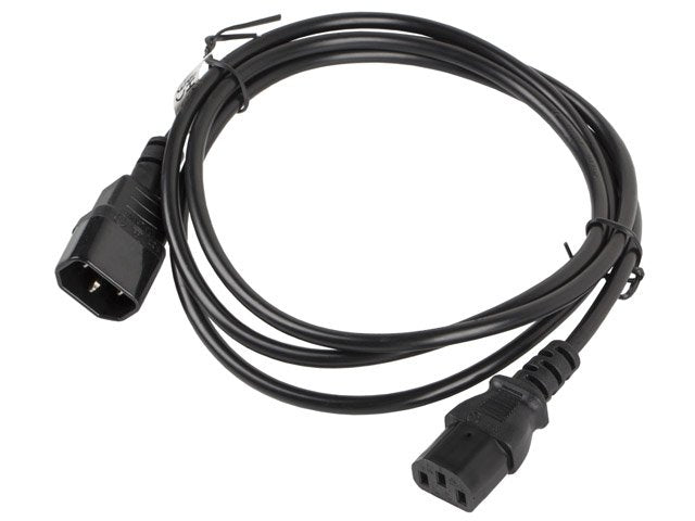 EAN 5901969409826 - Lanberg CA-C13E-10CC-0018-BK cable de transmisión Negro 1,8 m C13 acoplador C14 acoplador imagen 3