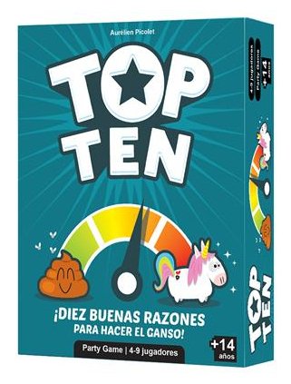 EAN 8435407636941 - Asmodee Top Ten Juego De Cartas Lógico imagen 1