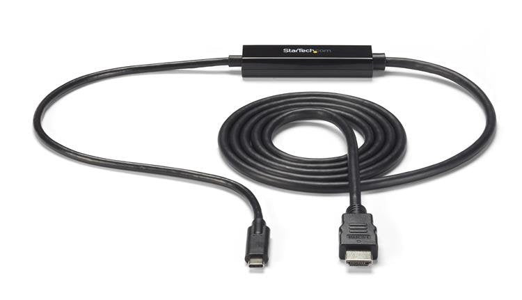 EAN 0065030865128 - StarTech.com CDP2HDMM1MB adaptador de cable de vídeo USB Tipo C Negro imagen 4