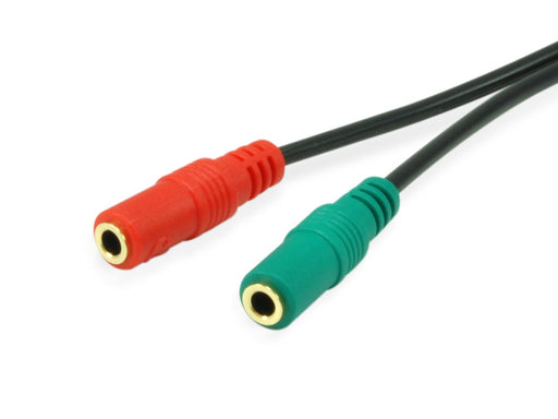 EAN 4015867225196 - Equip 147943 cable de audio 1,5 m 2 x 3.5mm 3,5mm Negro imagen 2