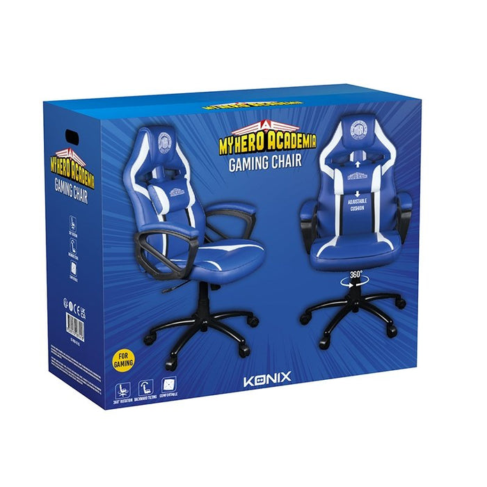 EAN 3328170287418 - Konix My Hero Academia KX MHA GAMING CHAIR Silla para videojuegos universal Asiento acolchado Azul, Blanc imagen 13