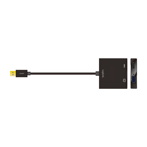 EAN 4052792034042 - LogiLink UA0234 Adaptador gráfico USB 1920 x 1080 Pixeles Negro imagen 1