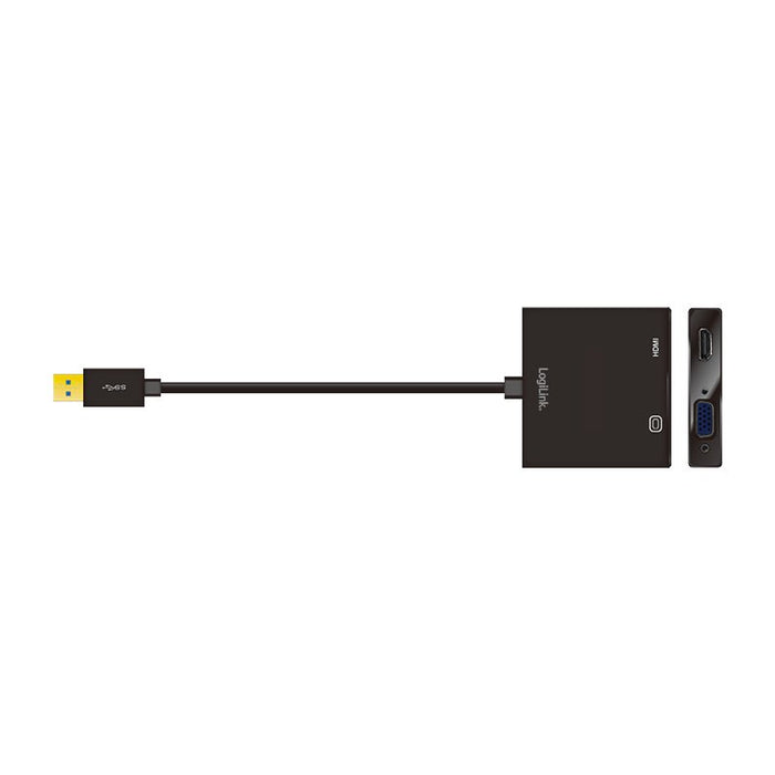 EAN 4052792034042 - LogiLink UA0234 Adaptador gráfico USB 1920 x 1080 Pixeles Negro imagen 1
