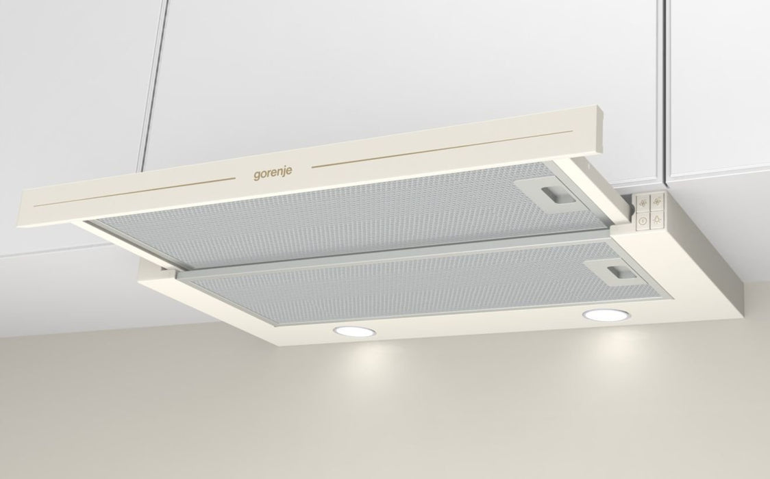 EAN 3838782146183 - Gorenje BHP62CLI campana Semintegrada (extraíble) Marfil 435 m³/h imagen 4