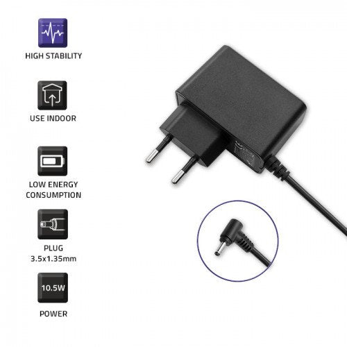 EAN 5901878510309 - Qoltec 5103 adaptador e inversor de corriente Interior 10,5 W Negro imagen 3