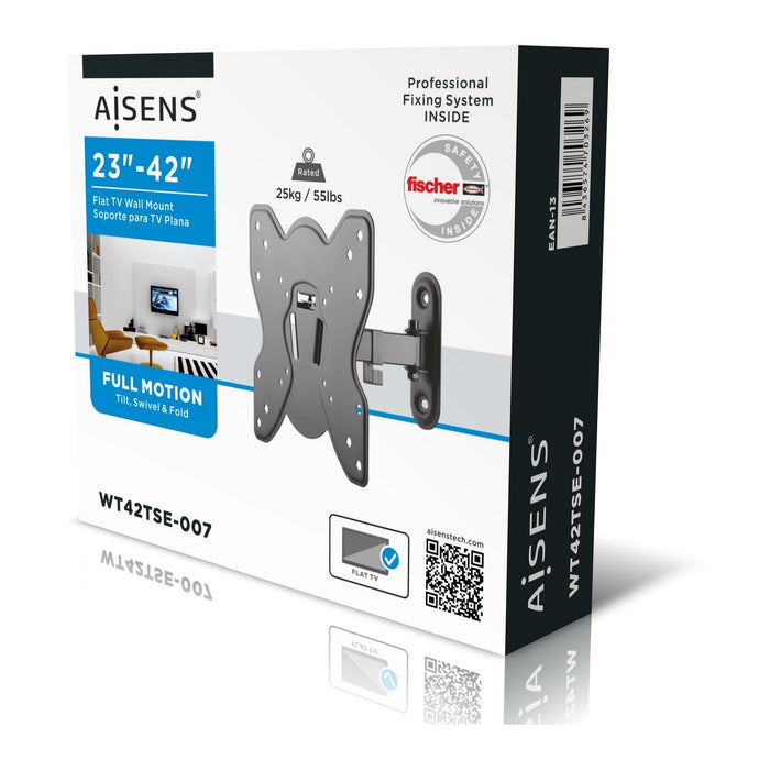 EAN 8436574703269 - AISENS WT42TSE-007 soporte para TV 106,7 cm (42") Negro imagen 6