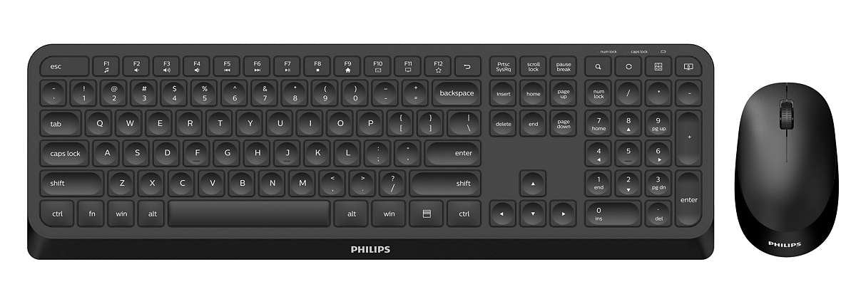 EAN 8712581779313 - Philips 3000 series SPT6307B/16 teclado Ratón incluido Universal RF inalámbrico QWERTY Inglés Negro imagen 1