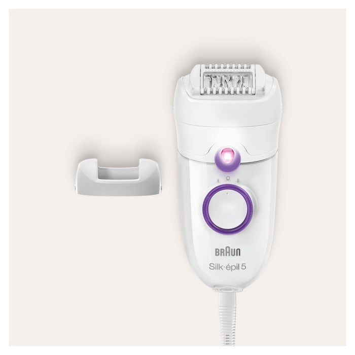 EAN 4210201388661 - Braun Silk-épil 5 505 Power 28 pinzas Púrpura, Blanco imagen 5