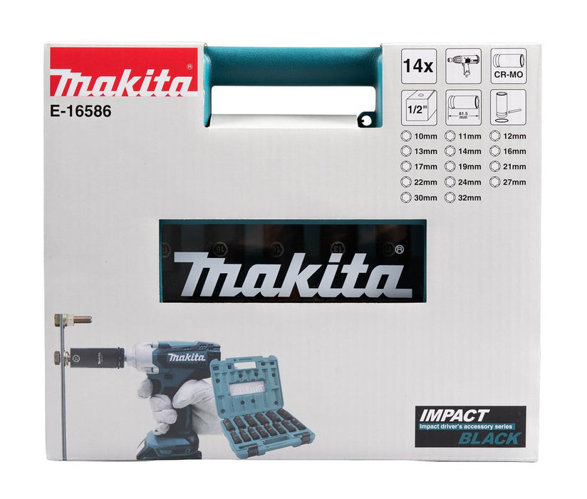 EAN 0088381791236 - Makita E-16586 toma de llaves de impacto Juego de llaves de impacto Negro, Verde imagen 5