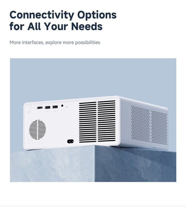 EAN 6970885350641 - WANBO X5 AIR proyector de película 1100 lúmenes ANSI 1920 x 1080 Pixeles Blanco imagen 5