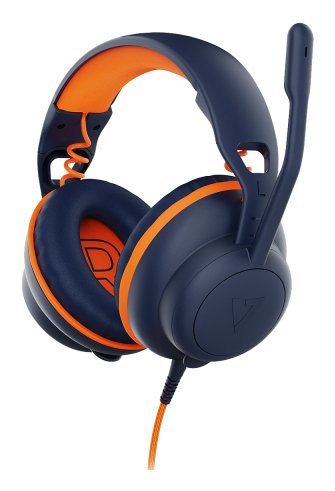 EAN 0662919119718 - V7 HU590E auricular y casco Alámbrico Educación USB Type-C / USB Type-A Azul, Naranja imagen 2