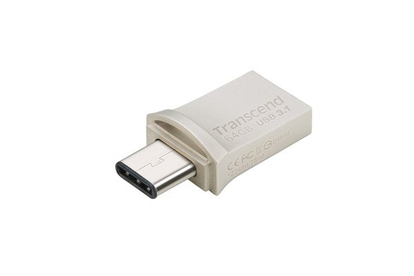 EAN 0760557833536 - Transcend JetFlash 890 64GB unidad flash USB USB Type-A / USB Type-C 3.2 Gen 1 (3.1 Gen 1) Negro, Plata imagen 3