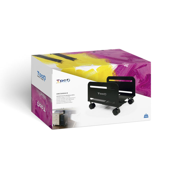 EAN 8433281009493 - TooQ UMCS0004-B soporte de CPU Carro para equipo informático Negro imagen 8
