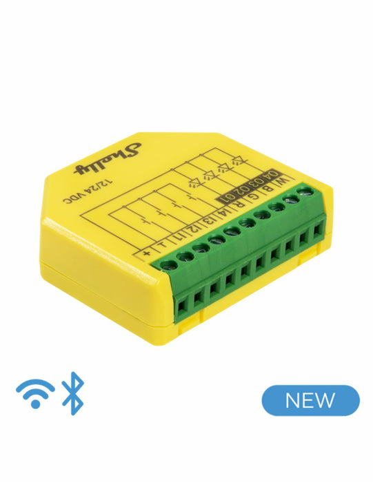 EAN 3800235265635 - Shelly Plus RGBW PM Inalámbrico Verde, Amarillo imagen 1