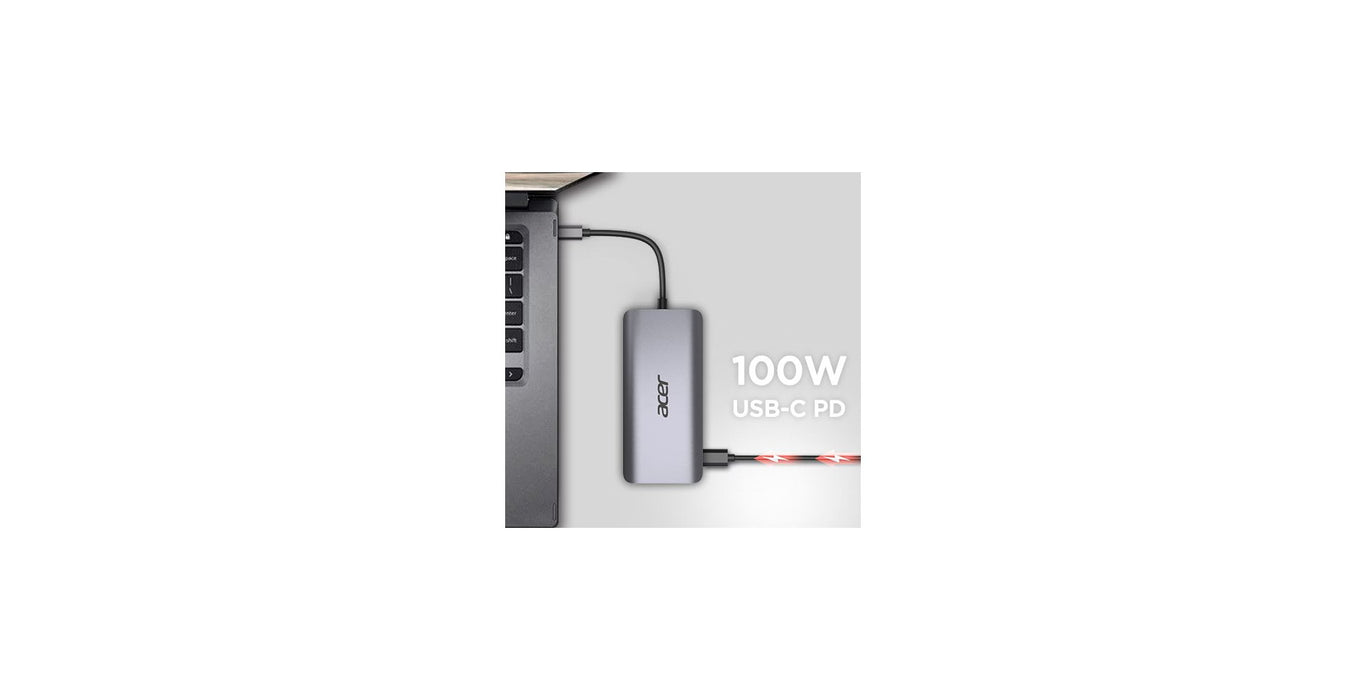 EAN 4712842945611 - Acer 12-in-1 Type-C Dongle Alámbrico USB 3.2 Gen 1 (3.1 Gen 1) Type-C Plata imagen 13