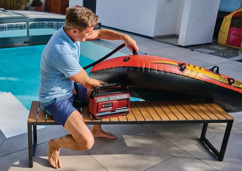 EAN 4006825667325 - Einhell PRESSITO 18/25 compresor de aire 25 l/min Batería imagen 3