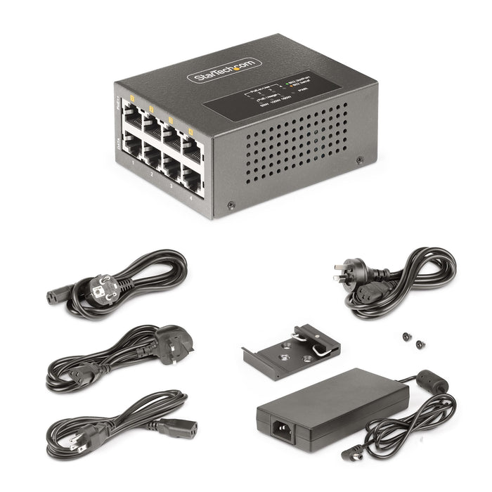 EAN 65030900928 - StarTech.com AS445C-POE-INJECTOR adaptador e inyector de PoE 2.5 Gigabit Ethernet, 5 Gigabit Ethernet, Ethe imagen 12