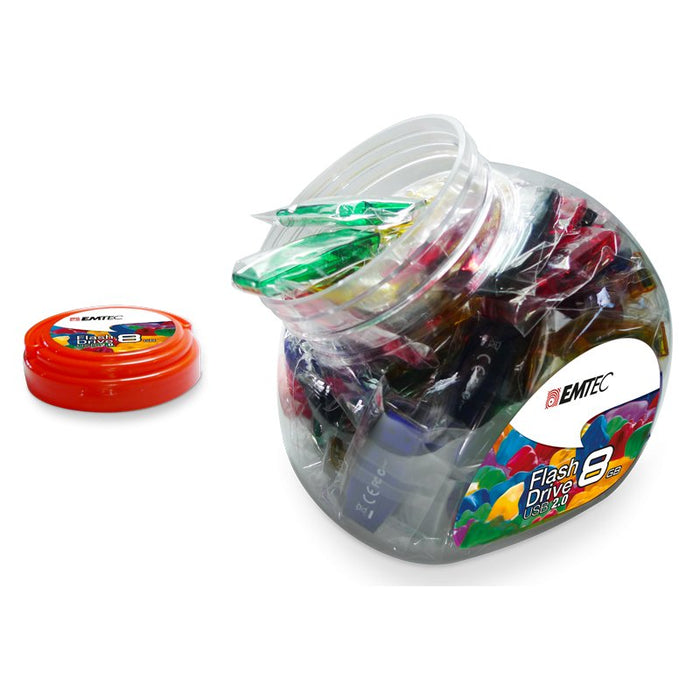 EAN 3126170166791 - Emtec C410 Color Mix - Candy Jar 2.0 unidad flash USB 32 GB USB tipo A Multicolor imagen 2