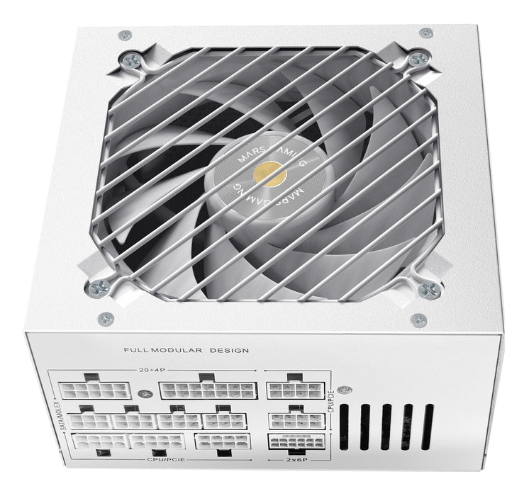 EAN 8435693109686 - Mars Gaming MPB1000PSIW unidad de fuente de alimentación 1000 W 24-pin ATX ATX Blanco imagen 1