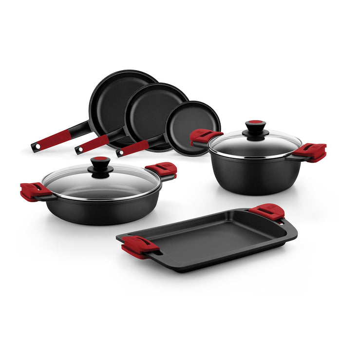 EAN 8411796105626 - BRA Premiere A410332 cacerola Alrededor Negro, Rojo imagen 3