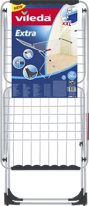 EAN 4023103201903 - Vileda 157215 secadora Tendedero de suelo Negro, Acero inoxidable imagen 3
