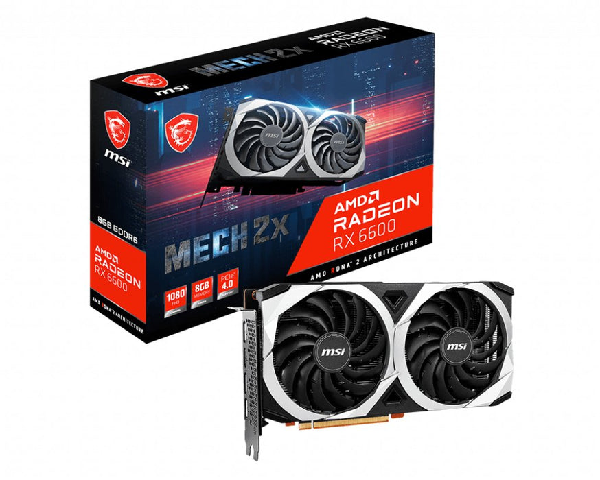 EAN 4719072882938 - MSI MECH RX 6600 2X 8G tarjeta gráfica AMD Radeon RX 6600 8 GB GDDR6 imagen 1