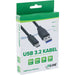 EAN 4043718275526 - InLine 35717 cable USB USB 3.2 Gen 2 (3.1 Gen 2) 0,3 m USB A USB C Negro imagen 2