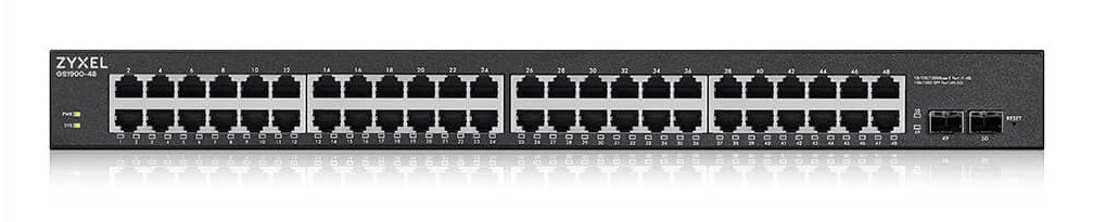 EAN 4718937609543 - Zyxel GS1900-48HPv2 Gestionado L2 Gigabit Ethernet (10/100/1000) Energía sobre Ethernet (PoE) Negro imagen 1