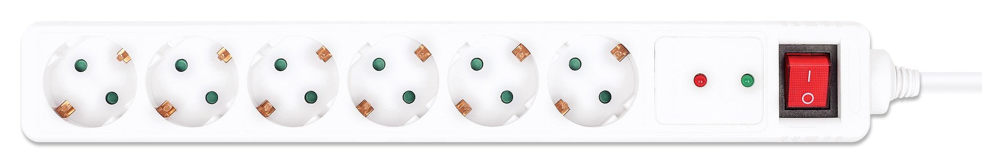 EAN 0766623168311 - Manhattan 168311 base múltiple 2 m 6 salidas AC Interior Blanco imagen 4