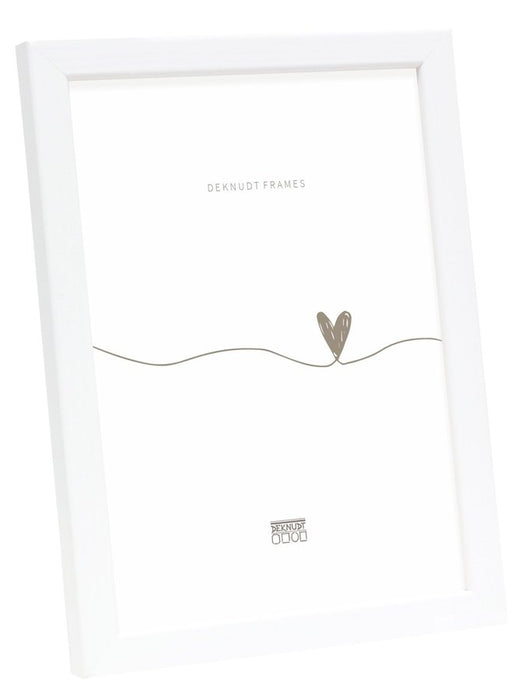 EAN 5412065680861 - Deknudt S41JK1 30x30 hout wit, smalle lijst Expositor de pie retroiluminado Blanco imagen 1