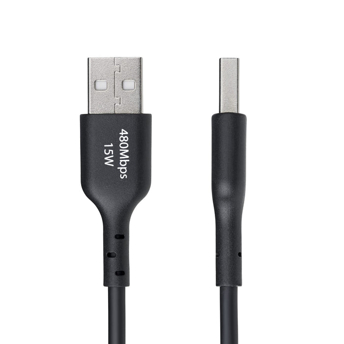 EAN 65030922449 - StarTech.com USB2AC30CMBK cable USB USB 2.0 0,3 m USB A USB C Negro imagen 2